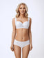 5182 Eurobra (White) Balconette Padded Bra With Wide Comfortable Straps