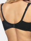 528 Eurobra (Black) Lace Half-Padded Underwire Bra